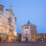 Cremona - The cathedral Assumption of the Blessed Virgin Mary dusk.